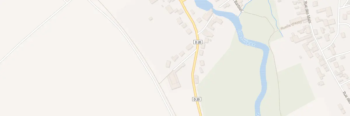 Plan du 6 Che du Vert Noyer à Heutrégiville