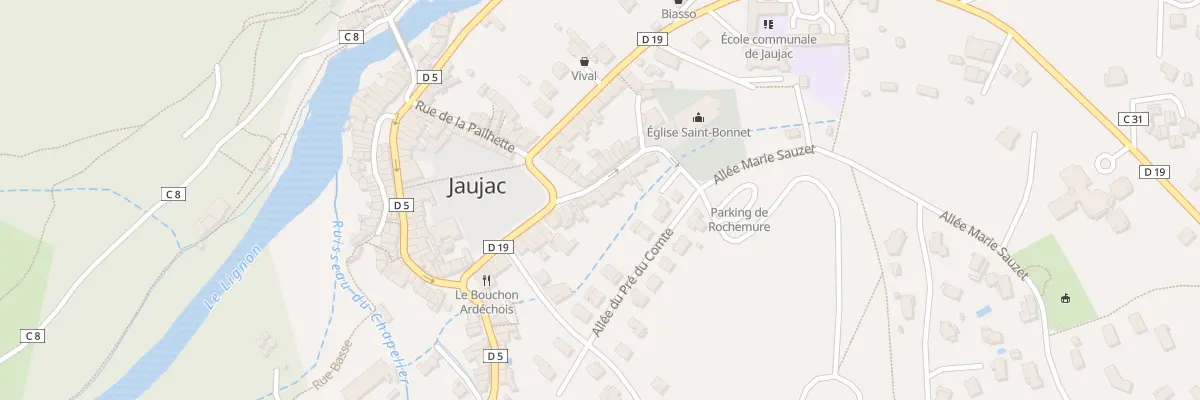 Plan du 2 Rue du Trible à Jaujac