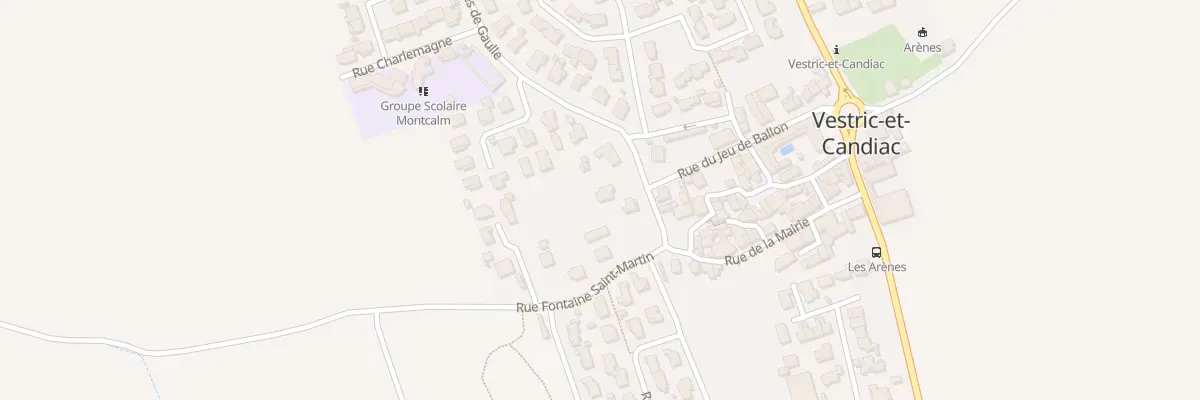 Plan du 1 Rue des Jardins à Vestric-et-Candiac