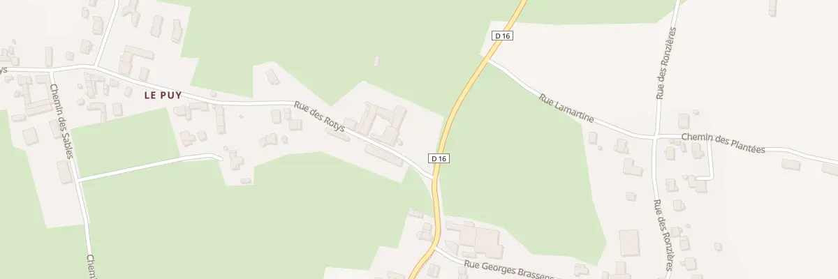 Plan du 5169 Le Puy à Saint-André-le-Puy
