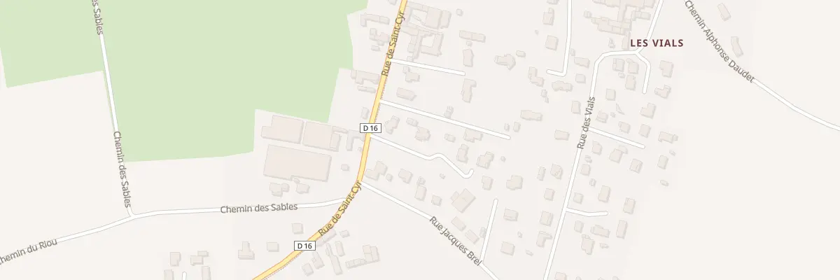 Plan du 766A Rue de Saint Cyr à Saint-André-le-Puy