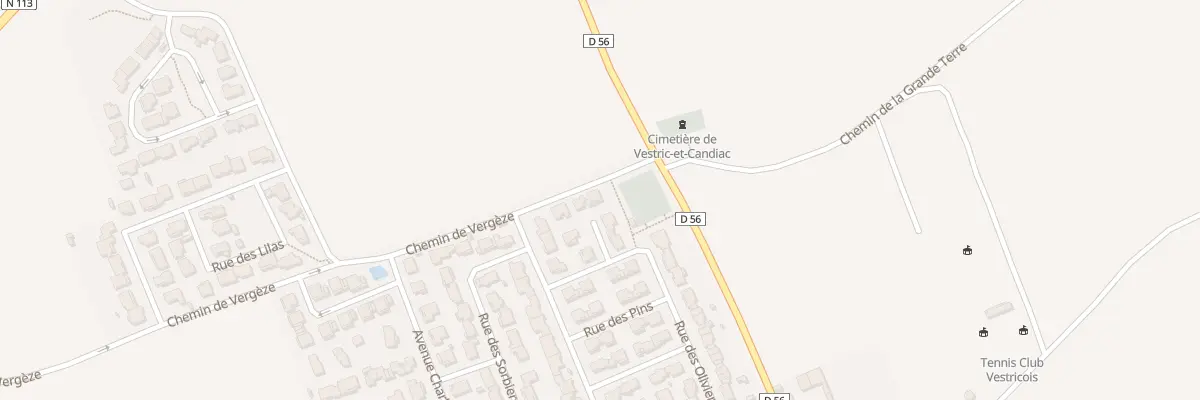 Plan du 3 Imp des Cytises à Vestric-et-Candiac