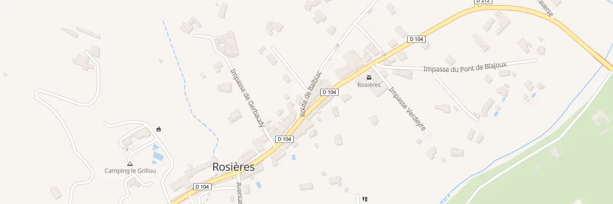 Plan du 30 Rte de Balbiac à Rosières