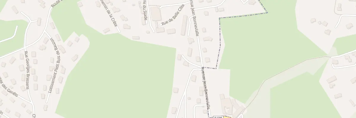 Plan du 5001 Rte de Bozon à La Séauve-sur-Semène