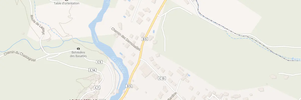 Plan du 208 Che de la Chareyrasse à Jaujac