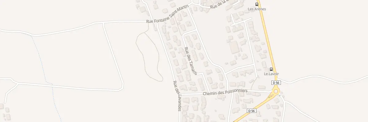 Plan du 25 Rue des Tamaris à Vestric-et-Candiac