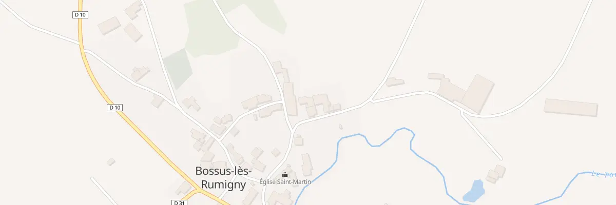 Plan du 9 Rue du Lavoir à Bossus-lès-Rumigny