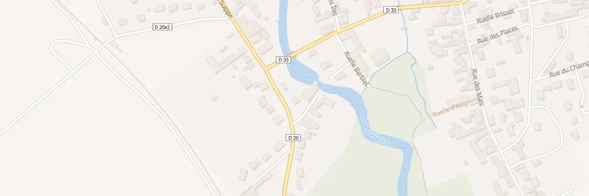 Plan du 15 Rue de la Suippe à Heutrégiville