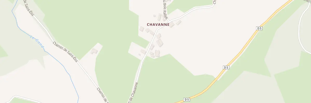Plan du 249 Che de Chavanne à Saint-Just-la-Pendue