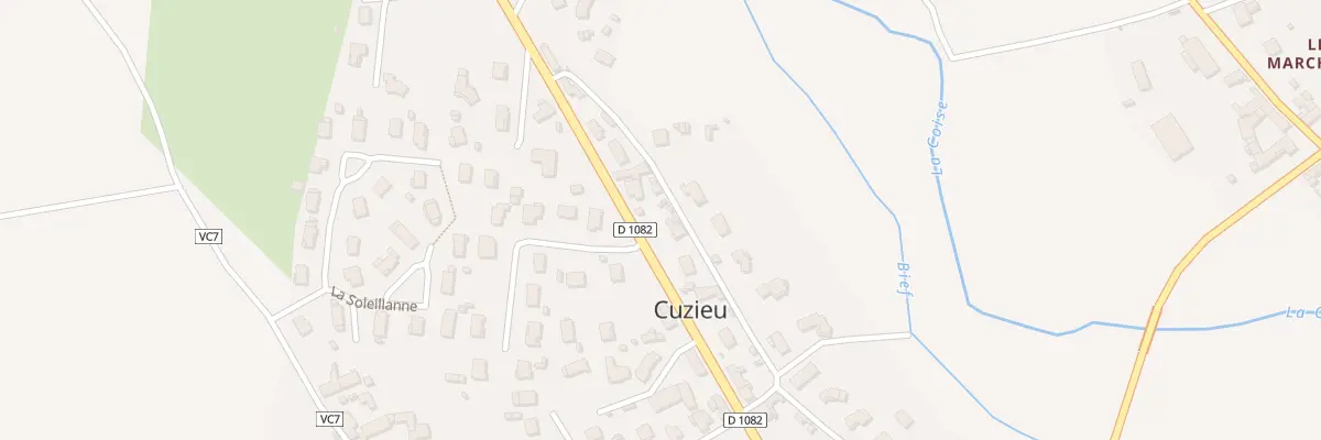 Plan du 387 Rue du Bief à Cuzieu