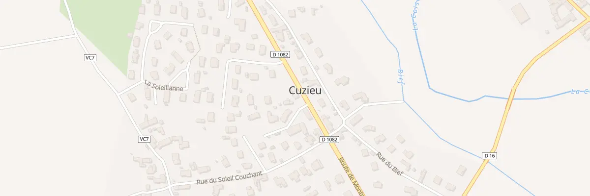 Plan du 395 Rte de Montrond à Cuzieu