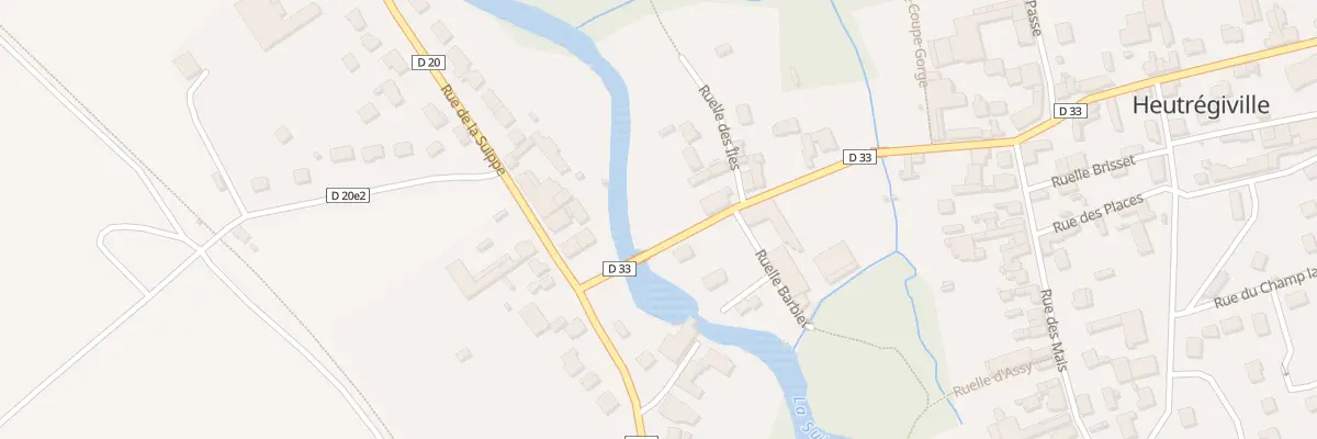 Plan du 1B Rue Grande Rue à Heutrégiville