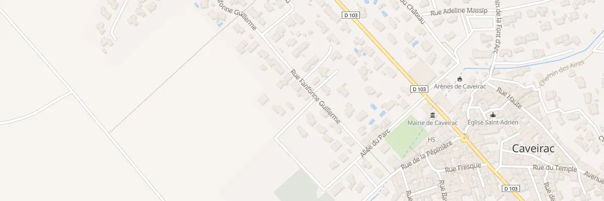 Plan du 2 Rue de la Bouvine à Caveirac