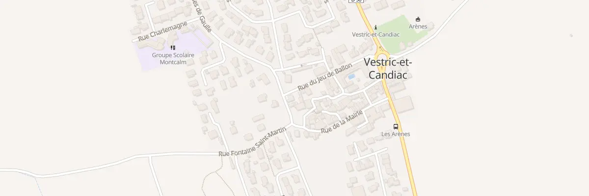 Plan du 2 Rue des Jardins à Vestric-et-Candiac
