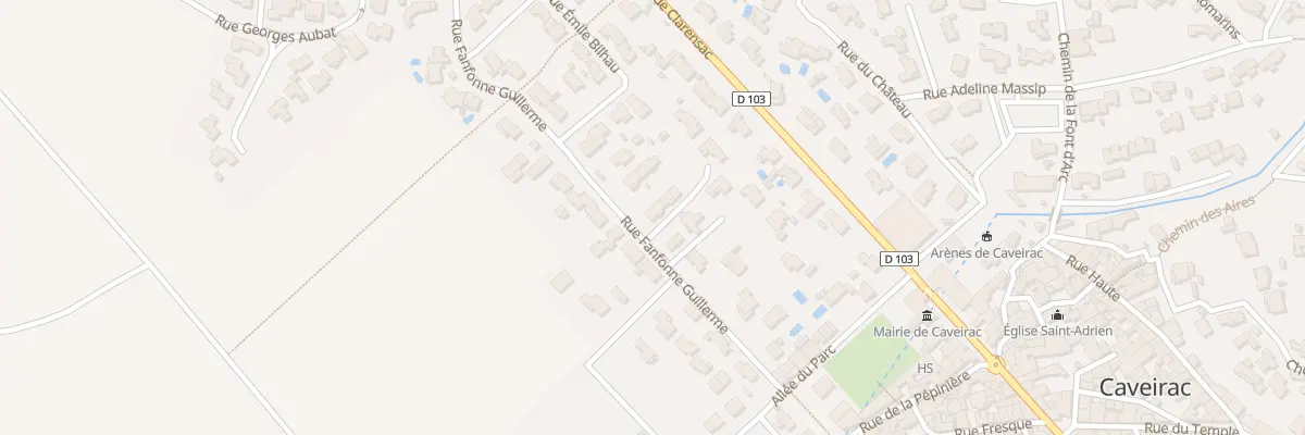 Plan du 26 Rue Fanfonne Guillerme à Caveirac