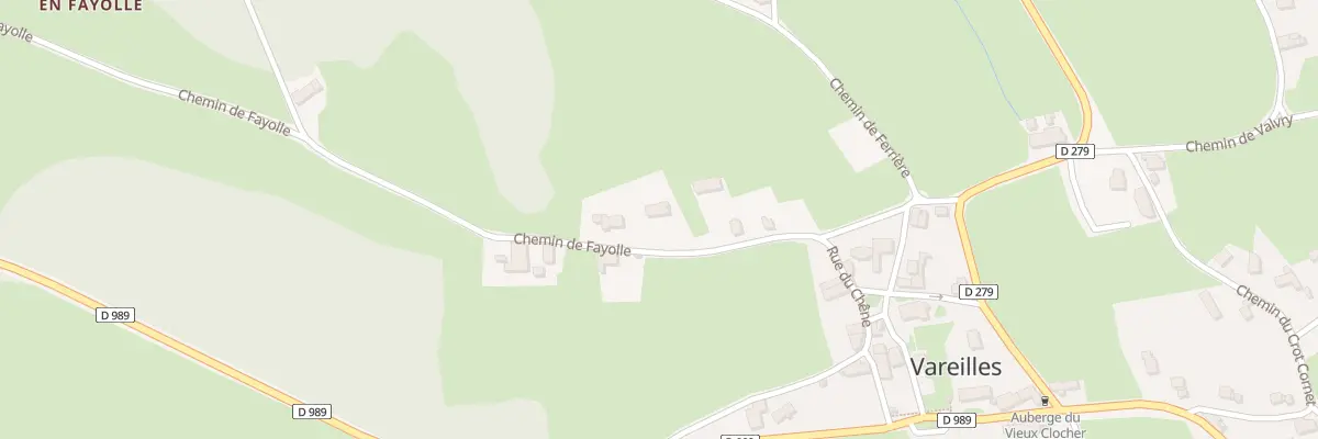 Plan du 5174 Le Cray à Vareilles