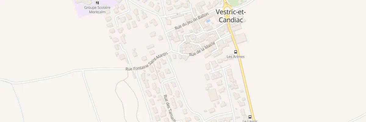 Plan du 16 Rue de la Mairie à Vestric-et-Candiac