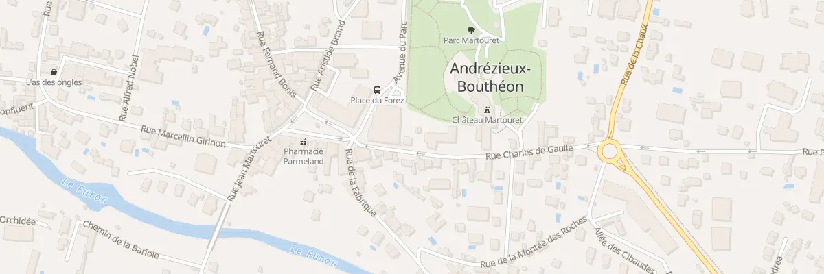 Plan du 5 Rue Charles de Gaulle à Andrézieux-Bouthéon