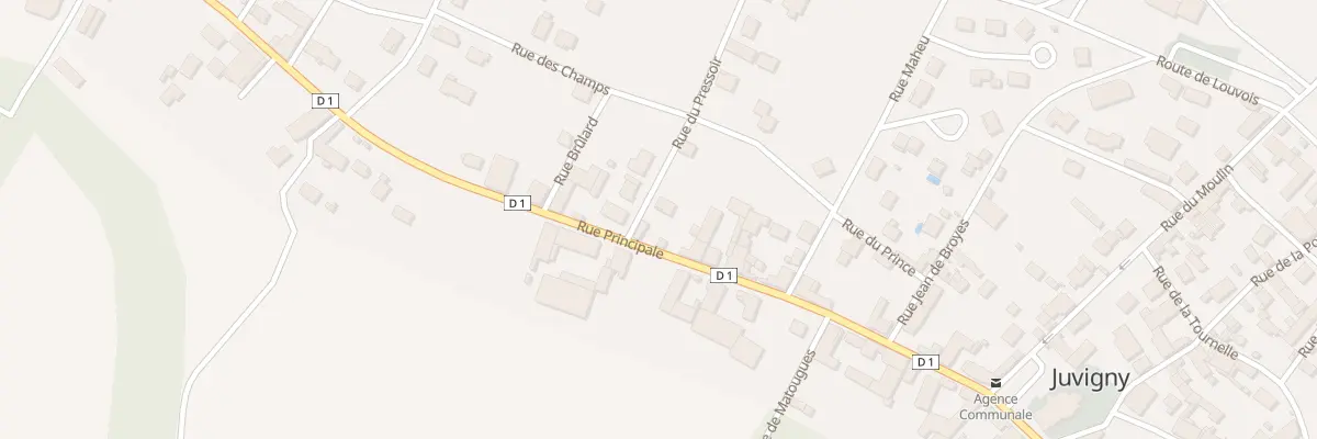 Plan du 38 Rue Principale à Juvigny