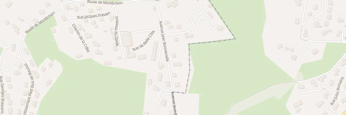 Plan du 8 Av Jean Bonnevialle à La Séauve-sur-Semène