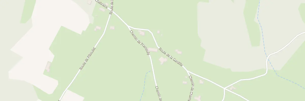 Plan du 185 Che de Pramouly à Lapte