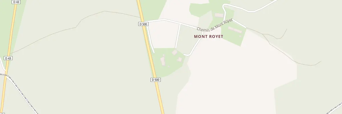 Plan du 1 Mont Royet à La Séauve-sur-Semène