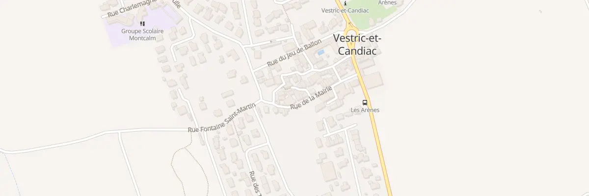 Plan du 25 Rue de la Mairie à Vestric-et-Candiac
