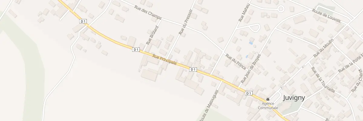 Plan du 36 Rue Principale à Juvigny