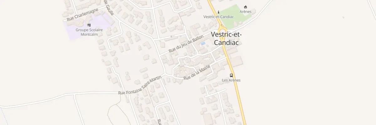 Plan du 1 Rue de la Draperie à Vestric-et-Candiac