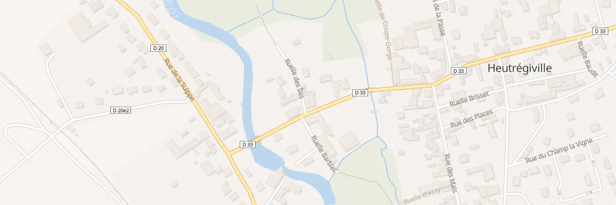 Plan du 3 Rue Grande Rue à Heutrégiville