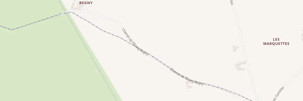Plan du 690 Che de l’Etang Begny à Saint-André-le-Puy