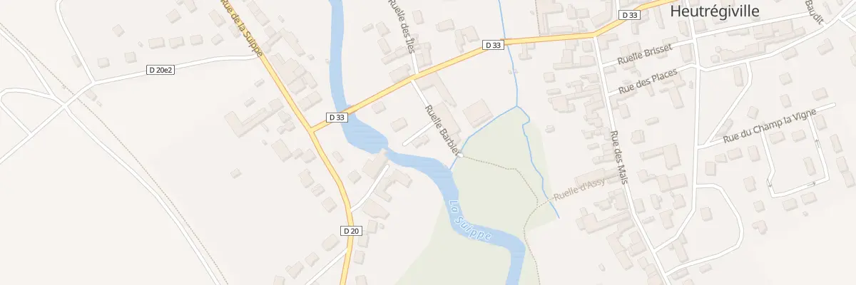 Plan du 1 Imp du Moulin à Heutrégiville