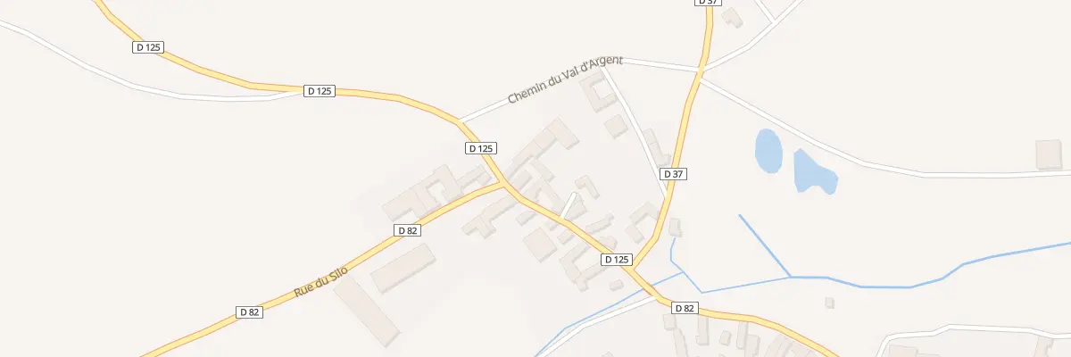 Plan du 34 Rue du Docteur Desessarts à Bragelogne-Beauvoir