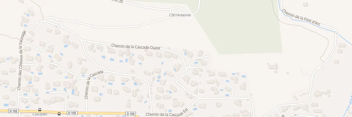 Plan du 179 Mte du Levant à Caveirac