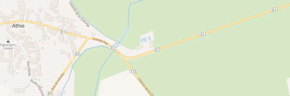 Plan du 5035 La Louème à Athie
