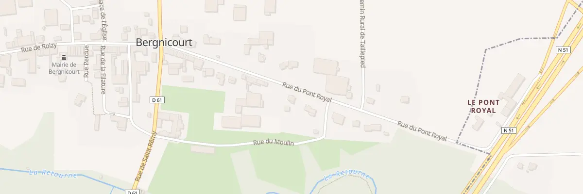 Plan du 18 Rue du Pont Royal à Bergnicourt