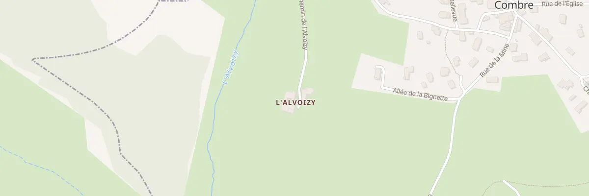 Plan du 5045 L’Alvoizy à Combre