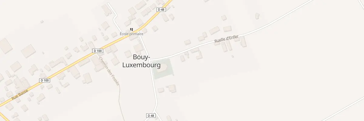 Plan du 2 Rle d’Enfer à Bouy-Luxembourg