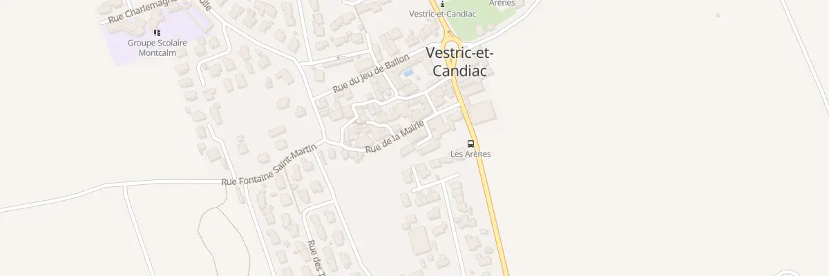 Plan du 10 Rue de la Mairie à Vestric-et-Candiac