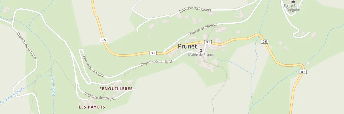 Plan du 5037 La Place à Prunet