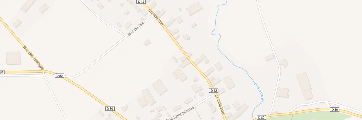 Plan du 9 Gr Grande Rue à Bussy-Lettrée
