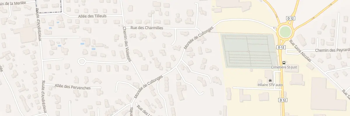 Plan du 75 Mte de Collonges à Saint-Just-Saint-Rambert