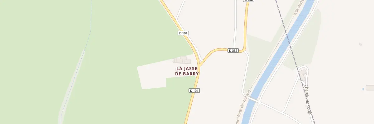 Plan du 5517 Jasse de Barry au Cailar