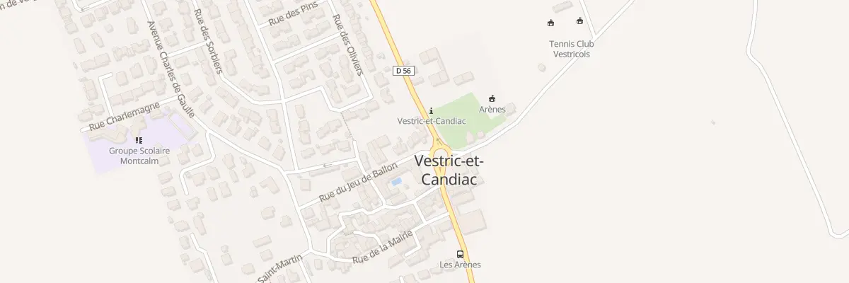 Plan du 3 Pl Montcalm à Vestric-et-Candiac