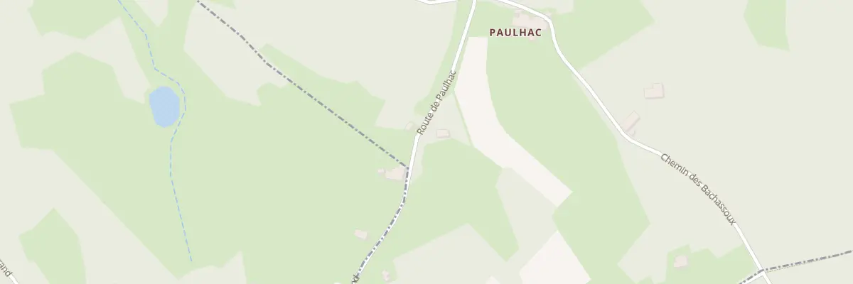 Plan du 542 Rte de Paulhac à Tence
