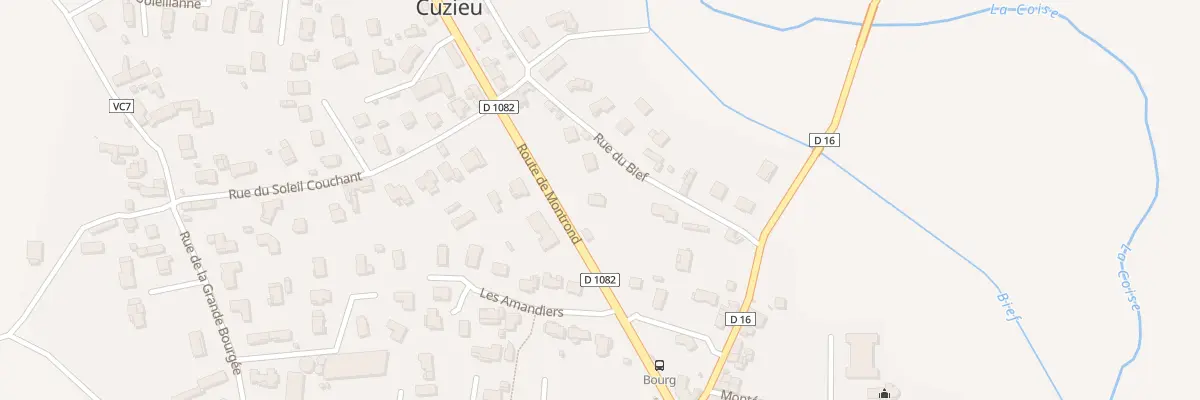 Plan du 5299 Le Bourg à Cuzieu