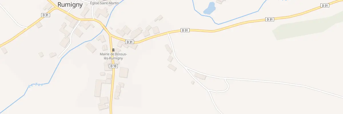 Plan du 6 Rue de la Plate Pierre à Bossus-lès-Rumigny