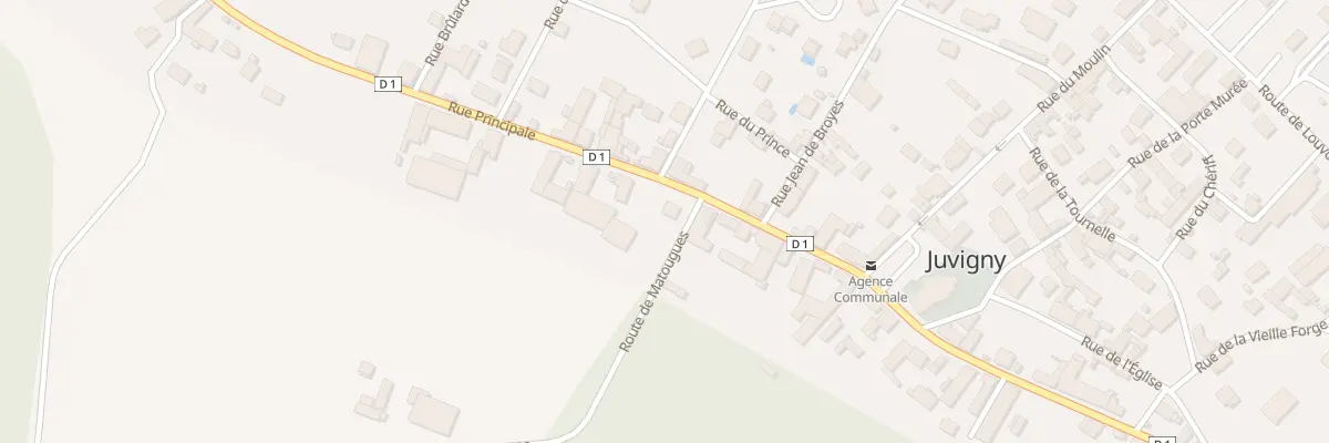 Plan du 43 Rue Principale à Juvigny