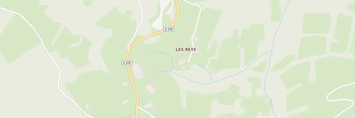 Plan du 5255 Les Reys à Borée