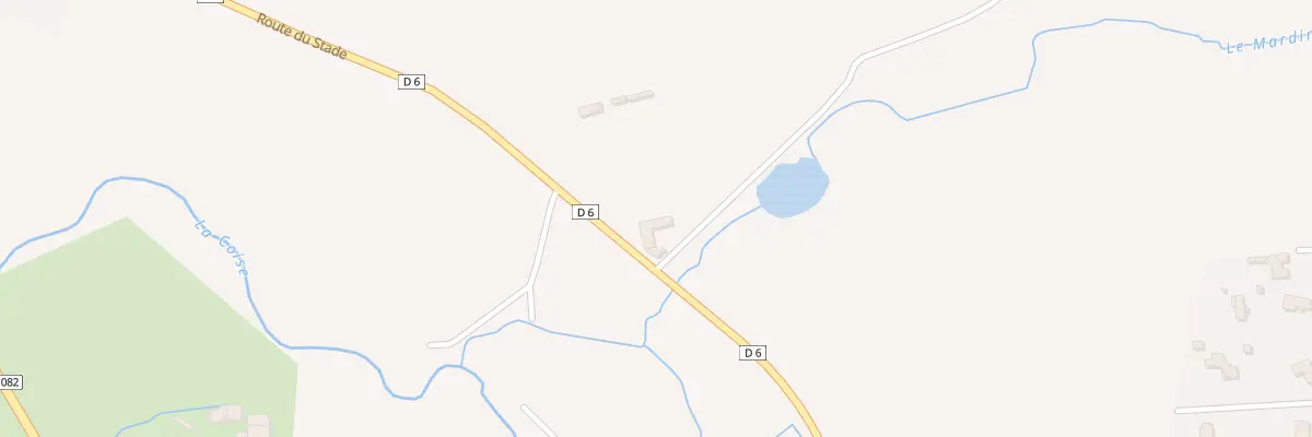 Plan du 694 Rue du Stade à Cuzieu